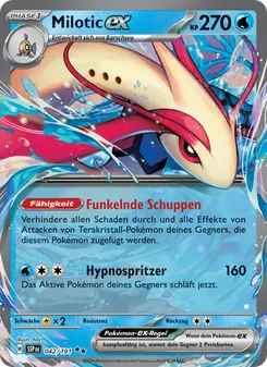 Karte Milotic-ex aus Stürmische Funken, Nummer 042/191