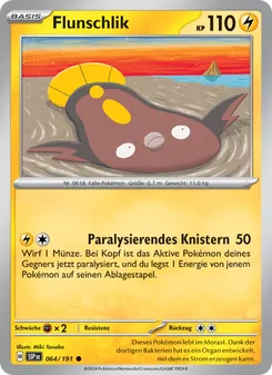 Karte Flunschlik aus Stürmische Funken, Nummer 064/191