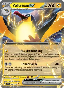 Karte Voltrean-ex aus Stürmische Funken, Nummer 068/191