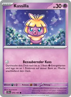 Karte Kussilla aus Stürmische Funken, Nummer 075/191