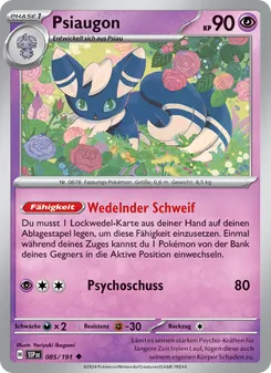 Karte Psiaugon aus Stürmische Funken, Nummer 085/191