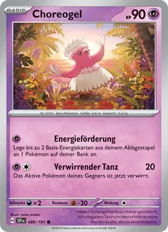 Karte Choreogel aus Stürmische Funken, Nummer 089/191