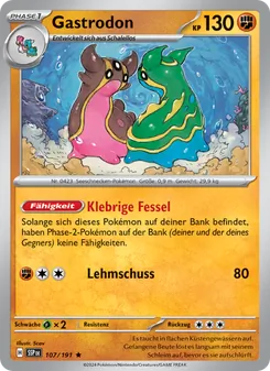 Karte Gastrodon aus Stürmische Funken, Nummer 107/191