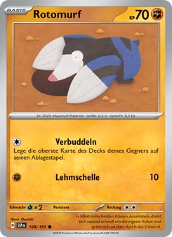 Karte Rotomurf aus Stürmische Funken, Nummer 108/191
