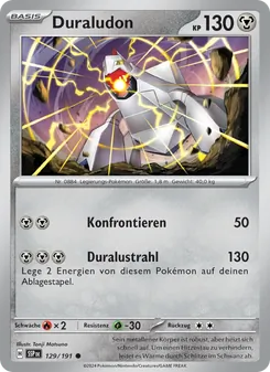 Karte Duraludon aus Stürmische Funken, Nummer 129/191
