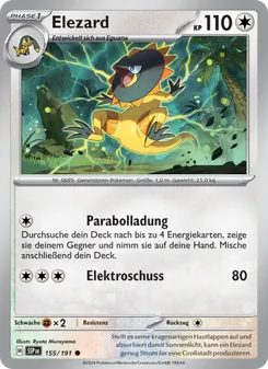 Karte Elezard aus Stürmische Funken, Nummer 155/191