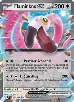 Karte Flaminkno-ex aus Stürmische Funken, Nummer 160/191