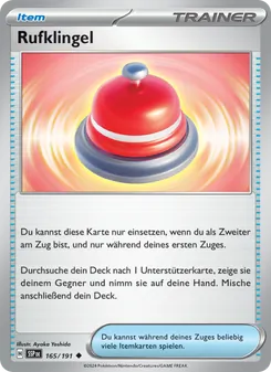 Karte Rufklingel aus Stürmische Funken, Nummer 165/191