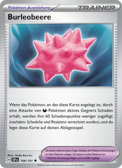 Karte Burleobeere aus Stürmische Funken, Nummer 168/191