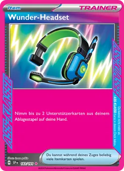 Karte Wunder-Headset aus Stürmische Funken, Nummer 183/191