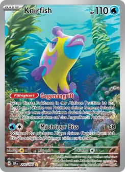 Karte Knirfish aus Stürmische Funken, Nummer 200/191