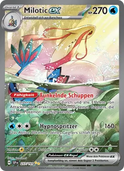 Karte Milotic-ex aus Stürmische Funken, Nummer 237/191