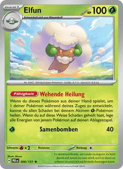 Karte Elfun aus Prismatische Entwicklungen, Nummer 008/131