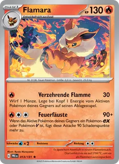 Karte Flamara aus Prismatische Entwicklungen, Nummer 013/131