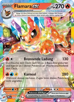 Karte Flamara-ex aus Prismatische Entwicklungen, Nummer 014/131