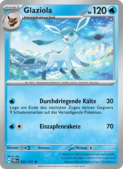 Karte Glaziola aus Prismatische Entwicklungen, Nummer 025/131