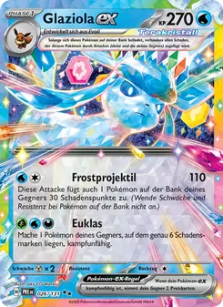 Karte Glaziola-ex aus Prismatische Entwicklungen, Nummer 026/131