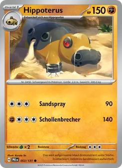 Karte Hippoterus aus Prismatische Entwicklungen, Nummer 053/131