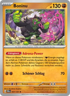 Karte Boninu aus Prismatische Entwicklungen, Nummer 057/131