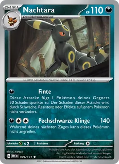 Karte Nachtara aus Prismatische Entwicklungen, Nummer 059/131