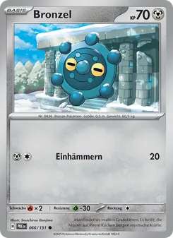 Karte Bronzel aus Prismatische Entwicklungen, Nummer 066/131