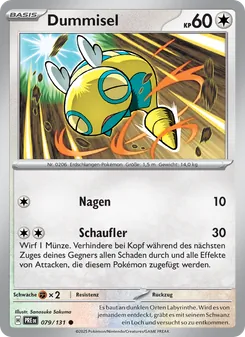 Karte Dummisel aus Prismatische Entwicklungen, Nummer 079/131