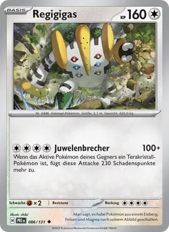 Karte Regigigas aus Prismatische Entwicklungen, Nummer 086/131