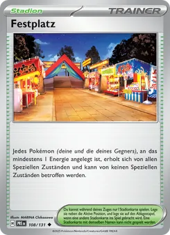 Karte Festplatz aus Prismatische Entwicklungen, Nummer 108/131