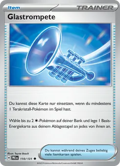 Karte Glastrompete aus Prismatische Entwicklungen, Nummer 110/131