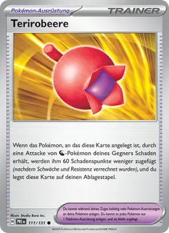 Karte Terirobeere aus Prismatische Entwicklungen, Nummer 111/131