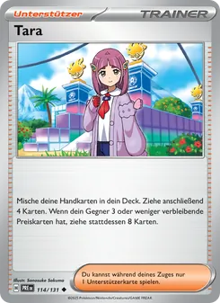 Karte Tara aus Prismatische Entwicklungen, Nummer 114/131