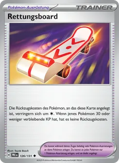 Karte Rettungsboard aus Prismatische Entwicklungen, Nummer 126/131