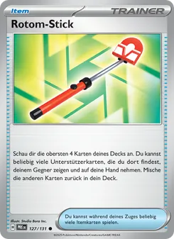 Karte Rotom-Stick aus Prismatische Entwicklungen, Nummer 127/131