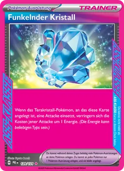 Karte Funkelnder Kristall aus Prismatische Entwicklungen, Nummer 129/131