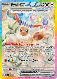 Karte Evoli-ex aus Prismatische Entwicklungen, Nummer 167/131