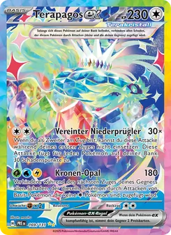 Karte Terapagos-ex aus Prismatische Entwicklungen, Nummer 169/131