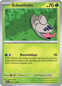 Karte Schnuthelm aus Reisegefährten, Nummer 012/159