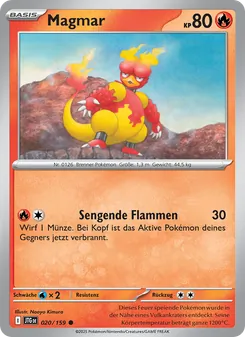Karte Magmar aus Reisegefährten, Nummer 020/159