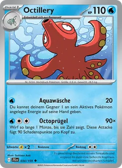 Karte Octillery aus Reisegefährten, Nummer 034/159