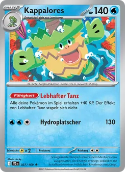 Karte Kappalores aus Reisegefährten, Nummer 037/159