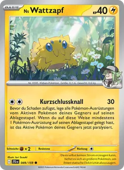 Karte Ns Wattzapf aus Reisegefährten, Nummer 049/159