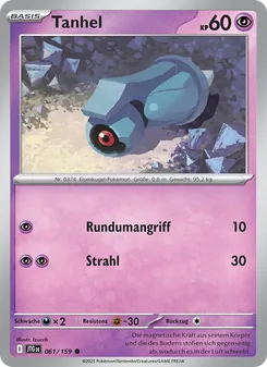 Karte Tanhel aus Reisegefährten, Nummer 061/159