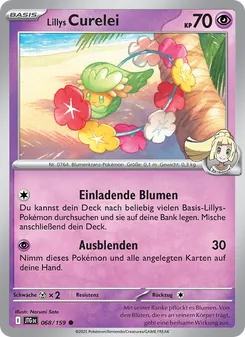 Karte Lillys Curelei aus Reisegefährten, Nummer 068/159