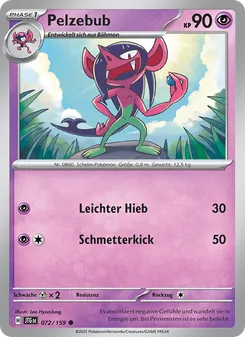 Karte Pelzebub aus Reisegefährten, Nummer 072/159