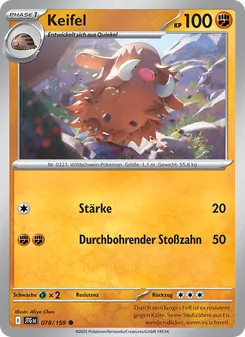 Karte Keifel aus Reisegefährten, Nummer 078/159