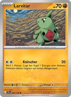 Karte Larvitar aus Reisegefährten, Nummer 080/159