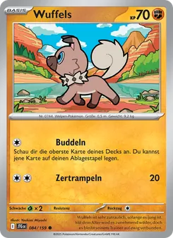 Karte Wuffels aus Reisegefährten, Nummer 084/159