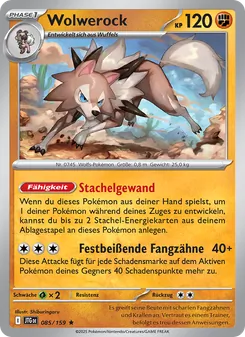 Karte Wolwerock aus Reisegefährten, Nummer 085/159