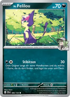Karte Ns Felilou aus Reisegefährten, Nummer 096/159