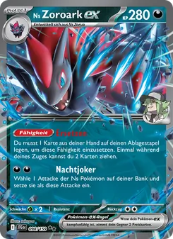 Karte Ns Zoroark-ex aus Reisegefährten, Nummer 098/159
